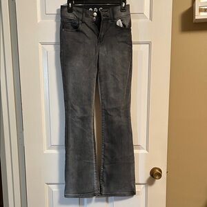 Rewash Dark Gray Flare Women's Jeans